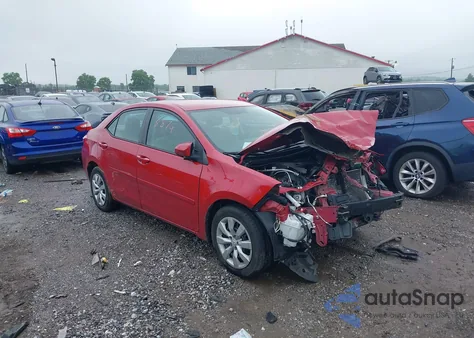 2016 Toyota Corolla Le z USA, uszkodzony, nr VIN 2T1BURHE6GC650713